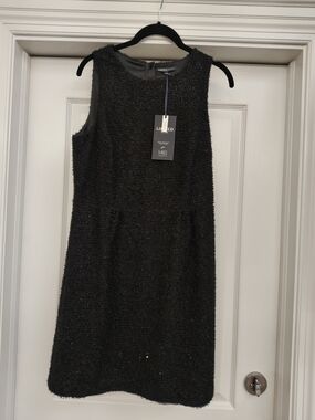 Ltd edition Marks & Spencer Black Sparkle Tweed Mini Dress